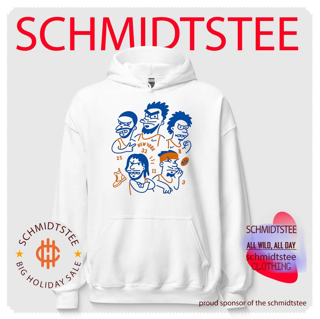 New York Knicks The Simpsons team members cartoon style shirt