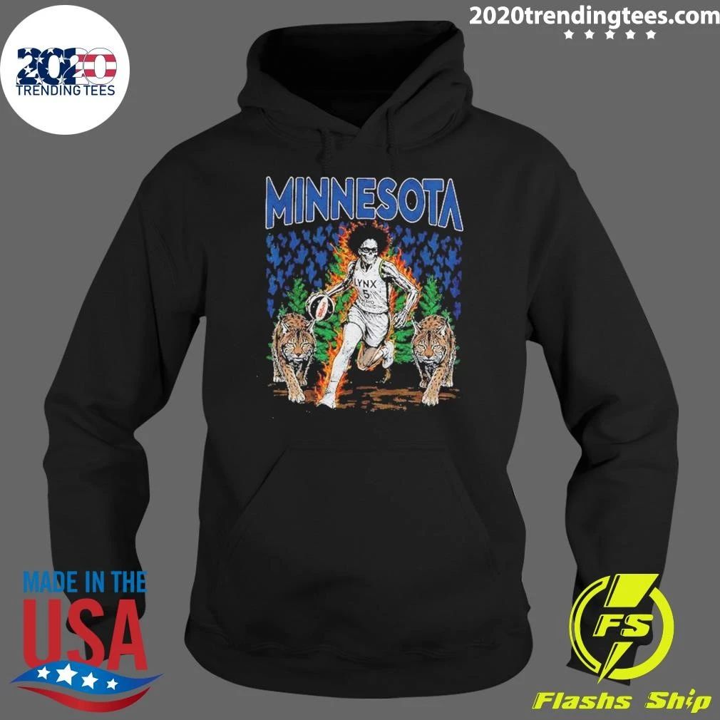 Miles Minnesota Lynx Wnba Basketball Women Skull Game Day 2026 Shirt
