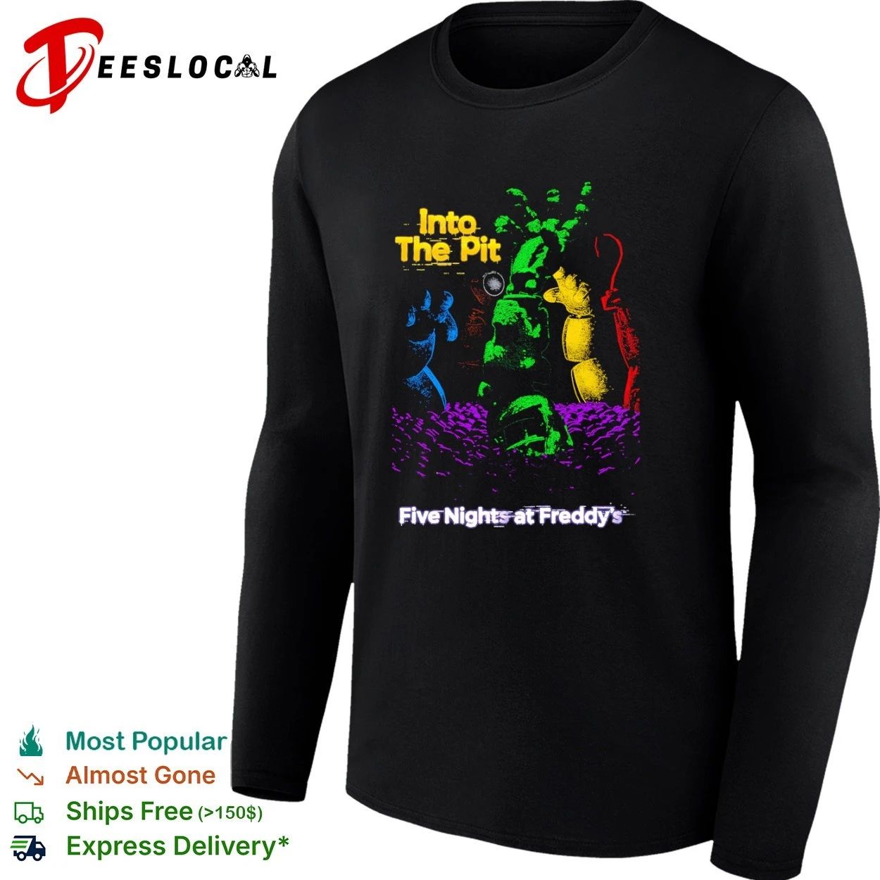 Into the Pit Five Nights at Freddy’s FNAF T-shirt