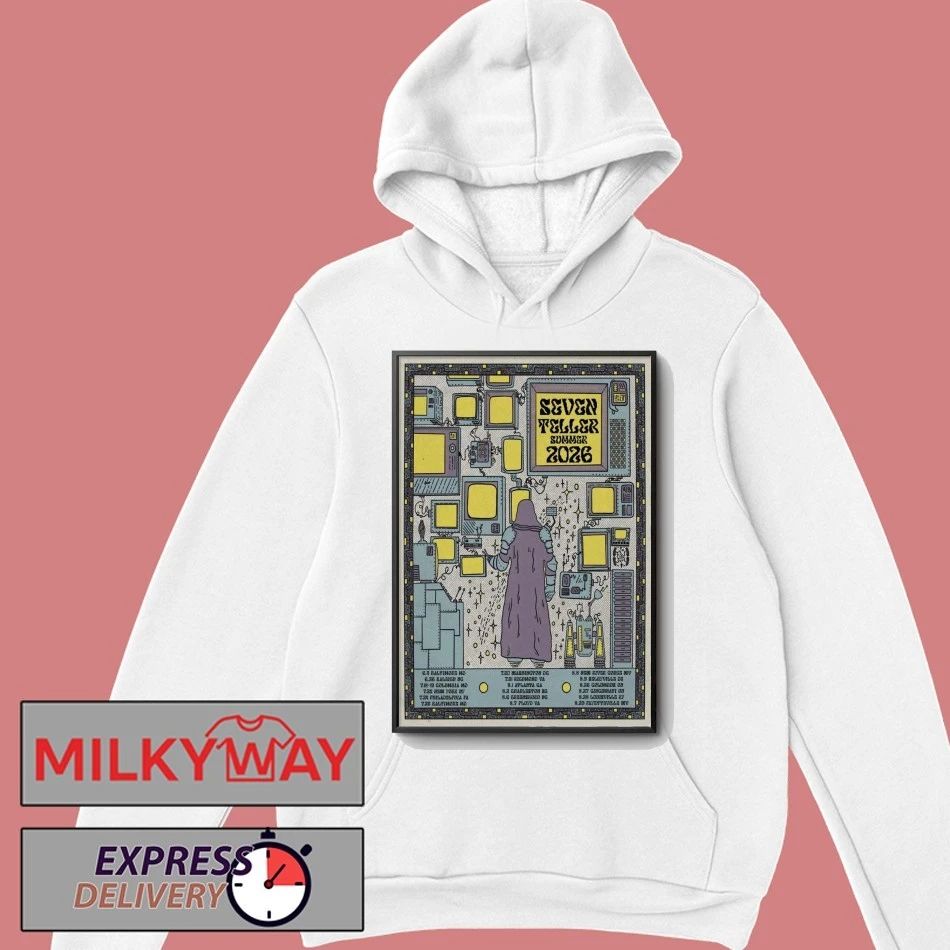 Seven Teller Tour 2026 Poster shirt