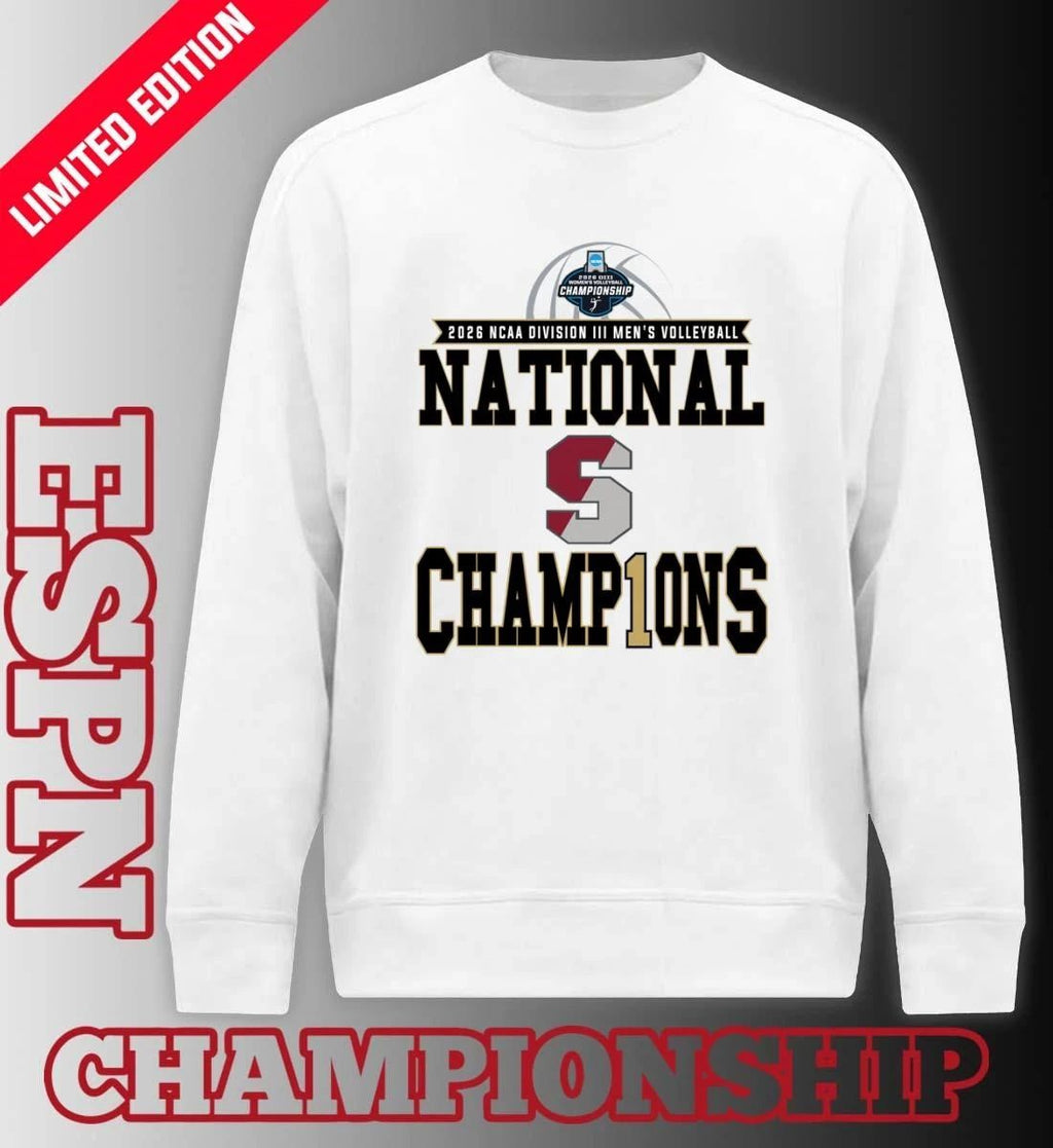Springfield Pride 2026 NCAA DIII Men’s Volleyball National Champions Locker Room T-Shirt
