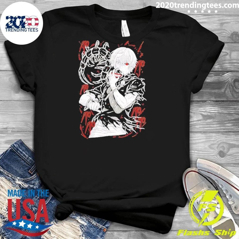 Kaneki Ken Tokyo Ghoul Kagune Red Anime Streetwear Shirt