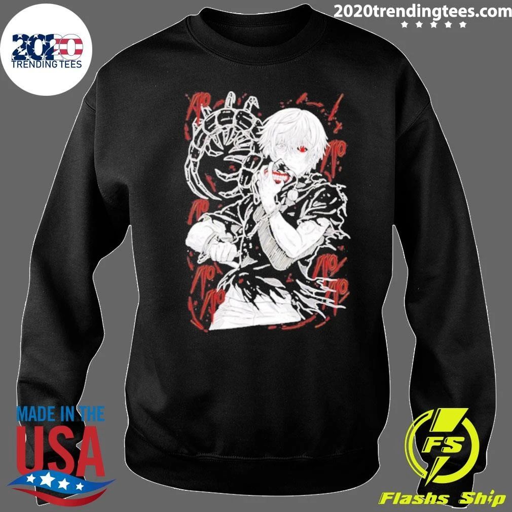 Kaneki Ken Tokyo Ghoul Kagune Red Anime Streetwear Shirt