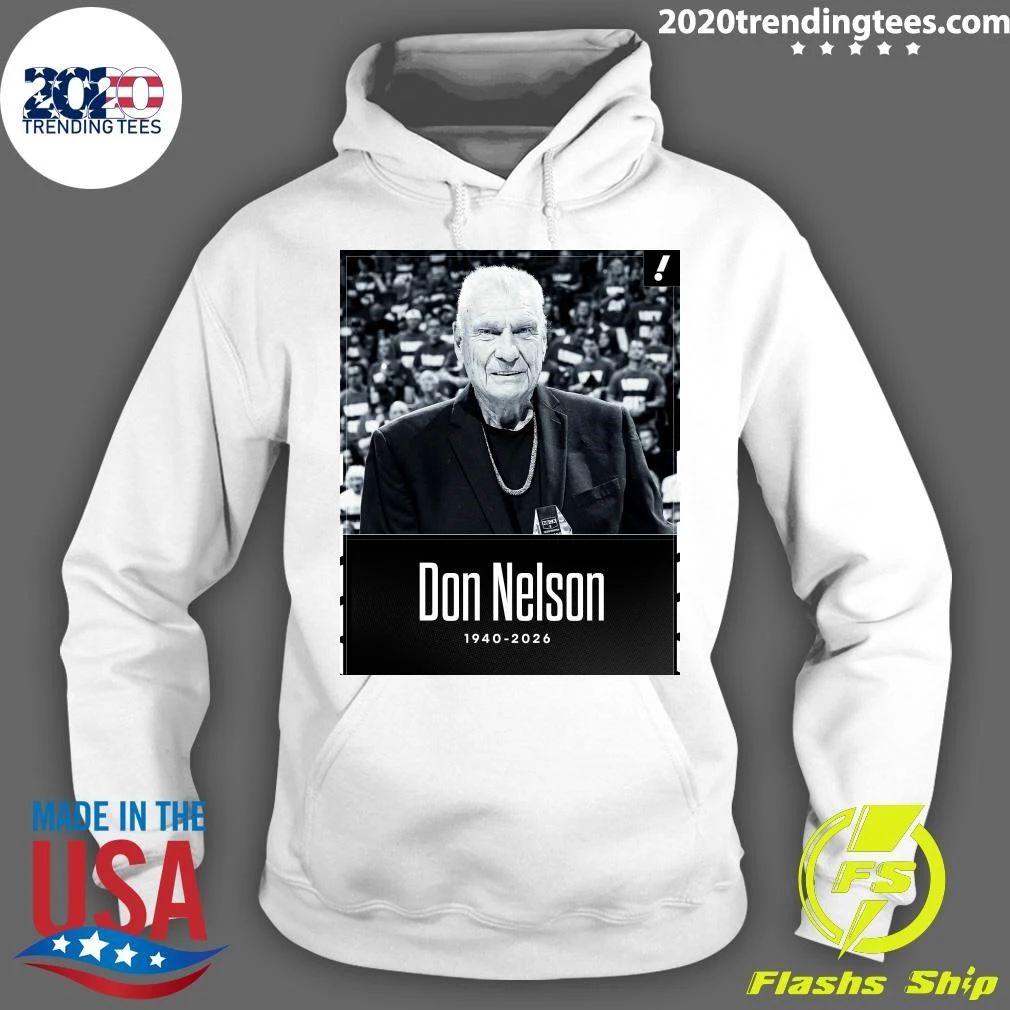 Hall Of Famer Don Nelson, Who Won Five NBA Titles As A Player And Was A Three-Time Coach Of The Year, Has Died Shirt