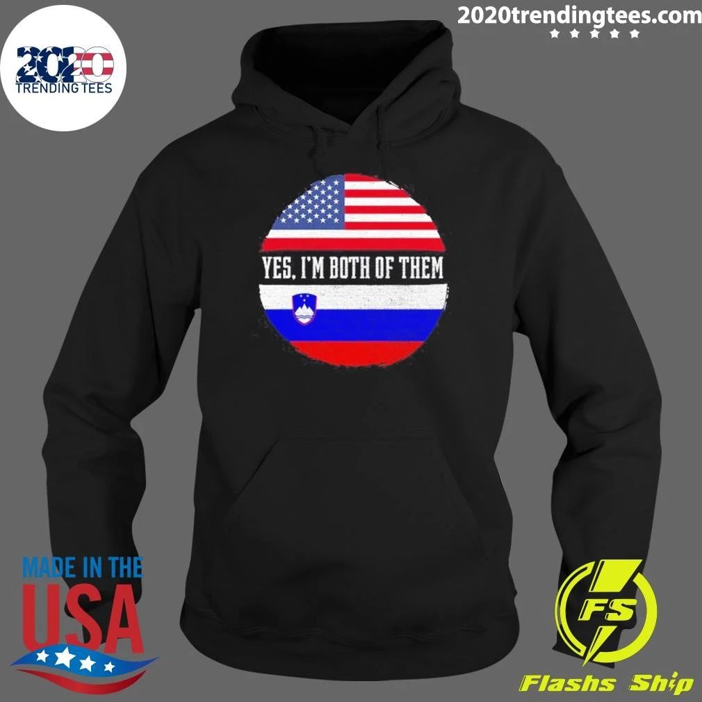 American Flag Yes I’m Both of Them Shirt