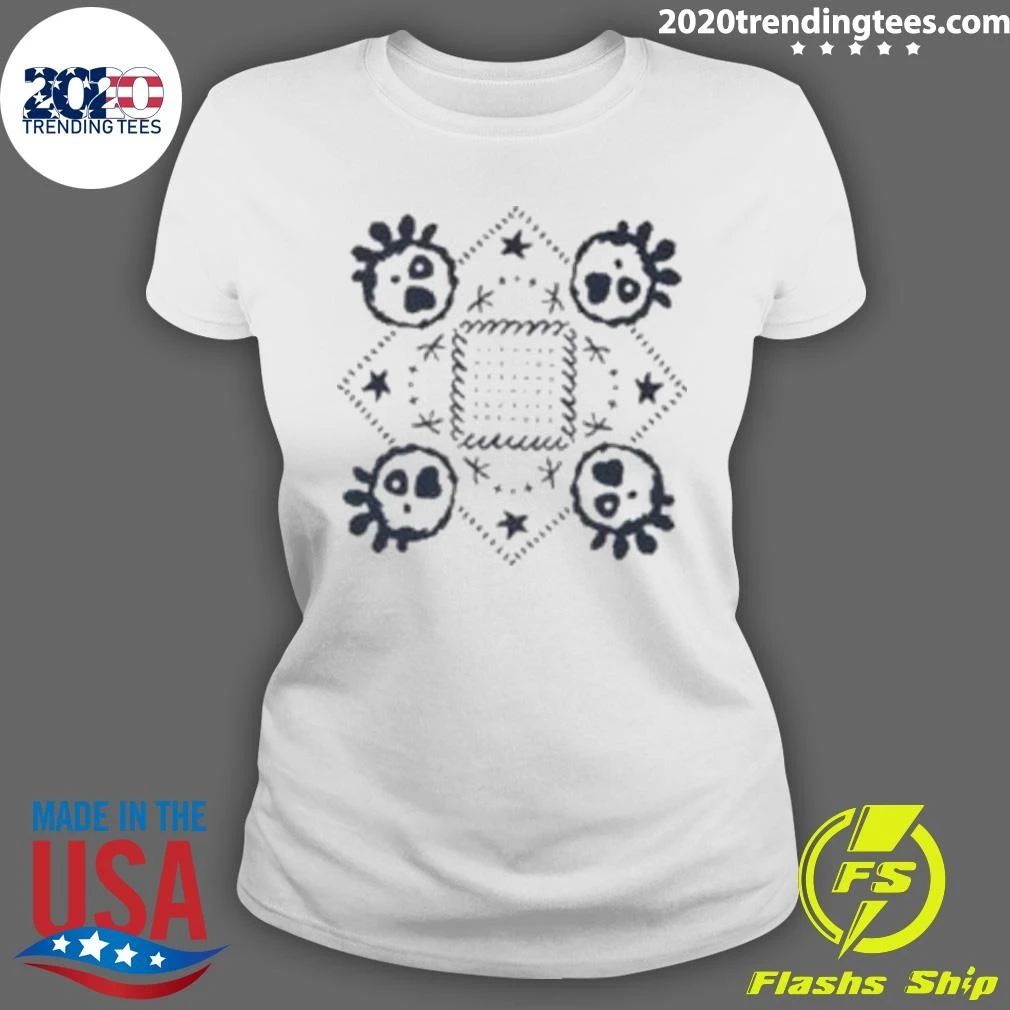 Cortis Exclusive Event Tee Lollapalooza Festival 2026 Chicago Stage White Shirt
