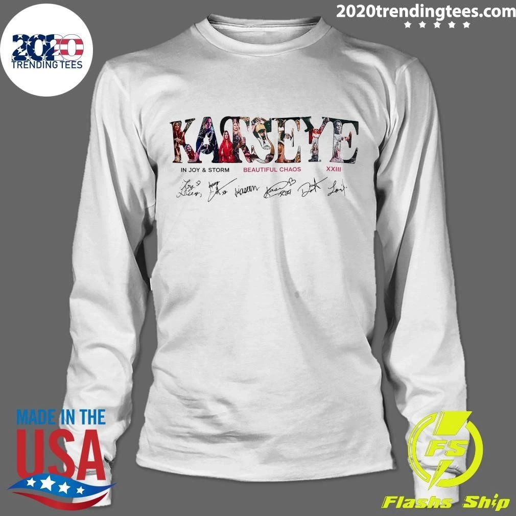Katseye In Joy and Storm Beautiful Chaos XXIII Signature Vintage Shirt