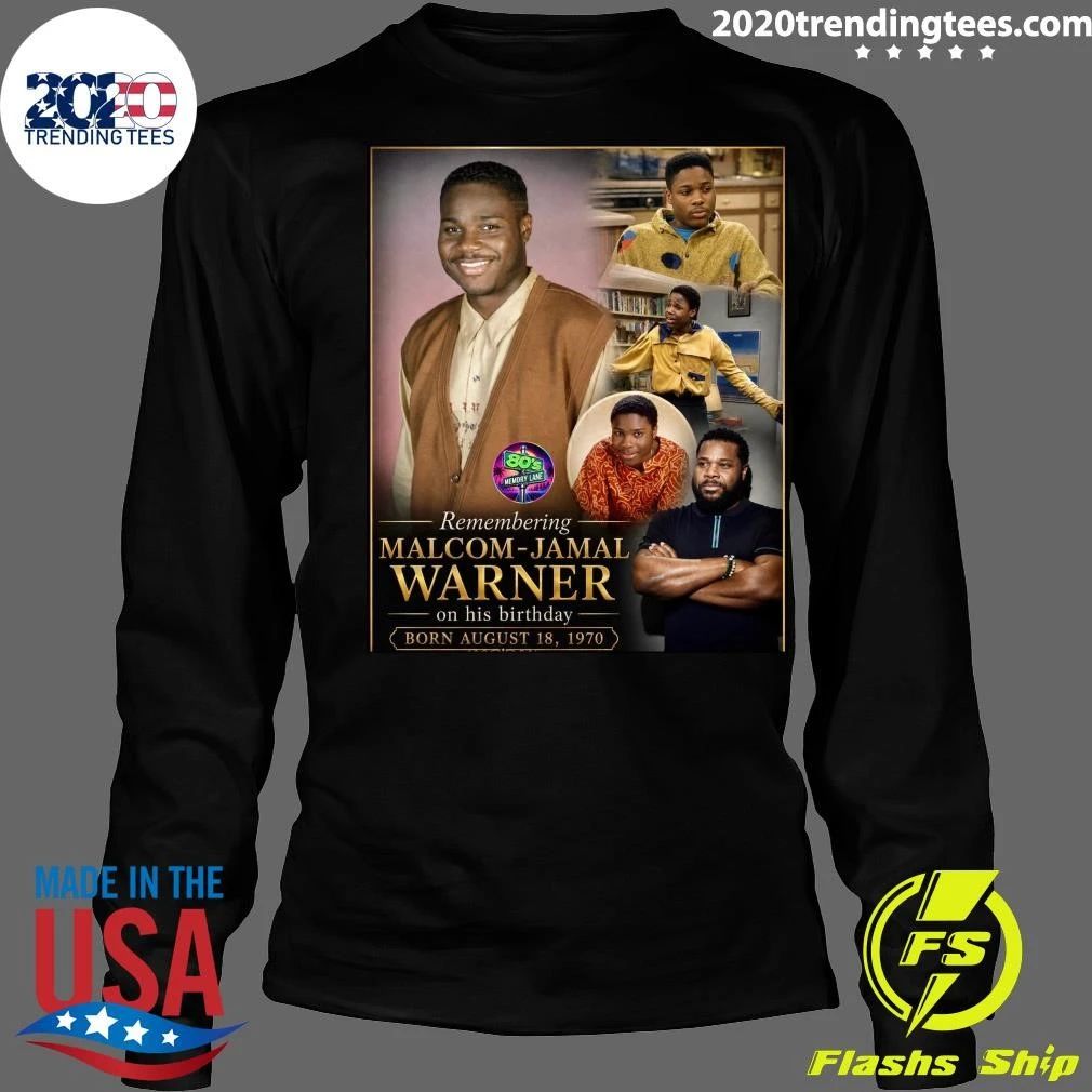 Remembering Malcom-Jamal Warner On His Birthday Born August 1970 Shirt
