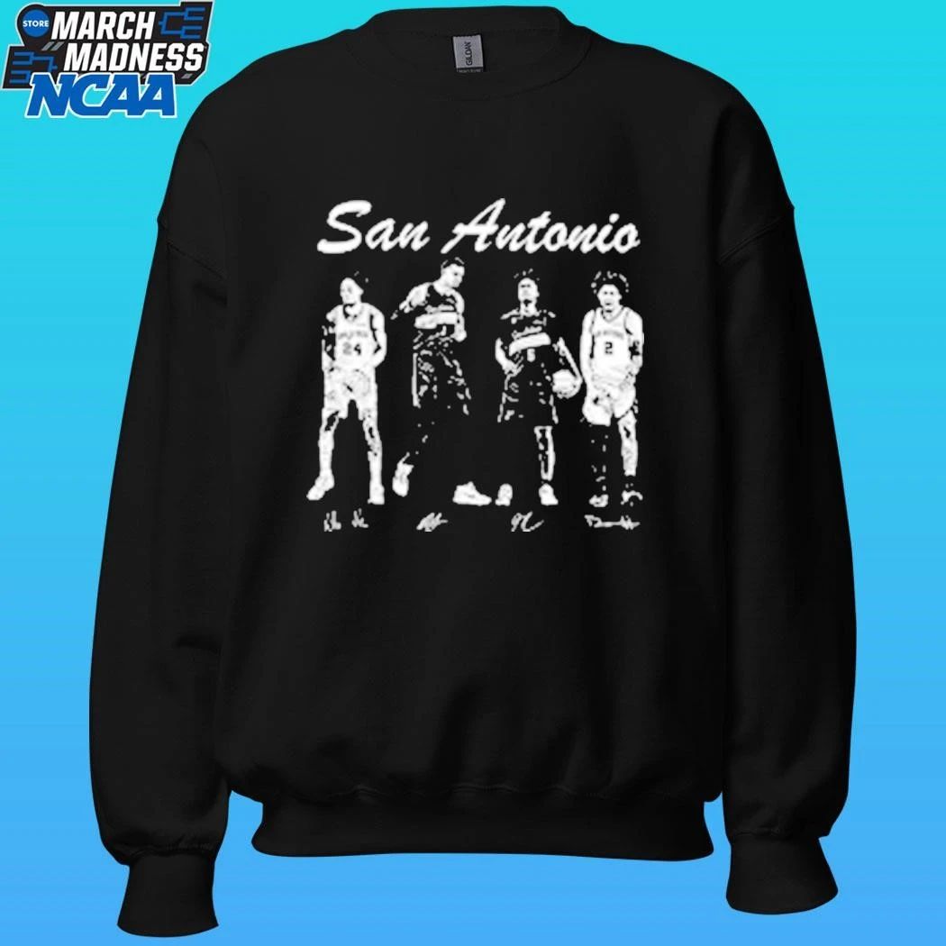 San Antonio Spurs Wembanyama Harper Castle Vassell Shirt