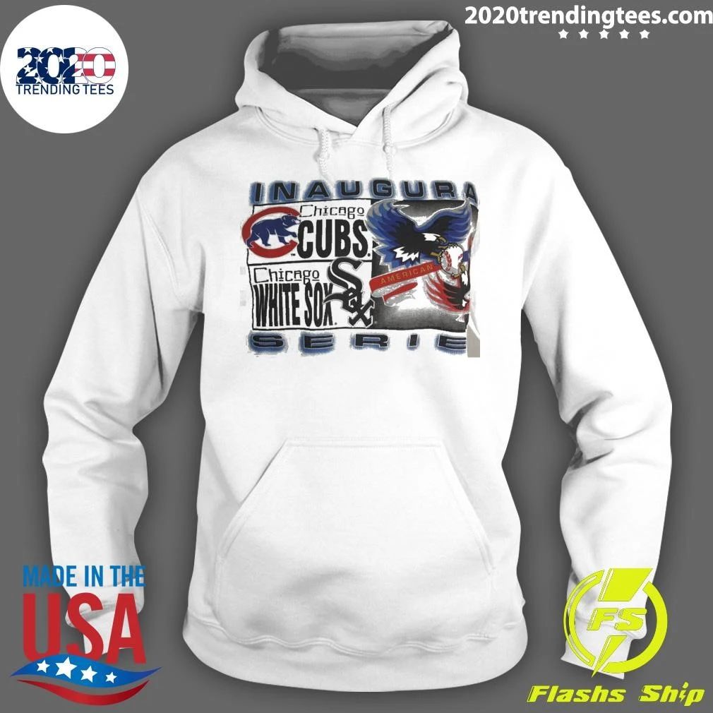 Chicago Cubs MLB White Sox Inaugural American Series Eagle Baseball shirt