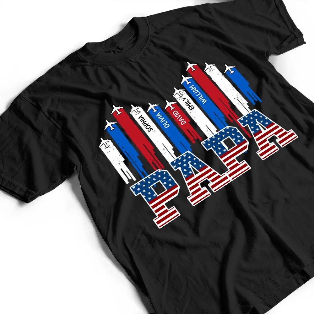 Stars & Stripes Grandma Grandpa 250th Anniversary - Personalized T Shirt