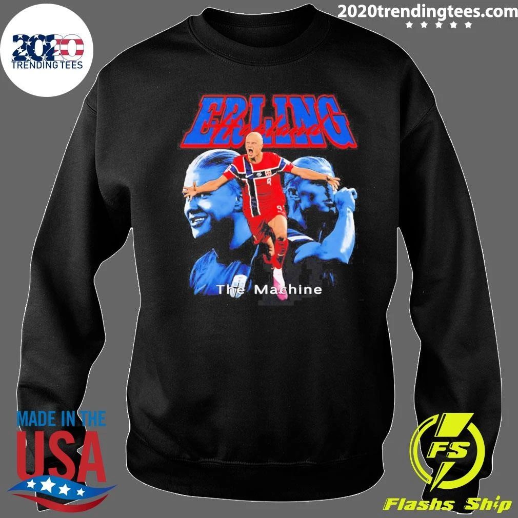 Erling Haaland The Machine Norway Football Graphic Shirt