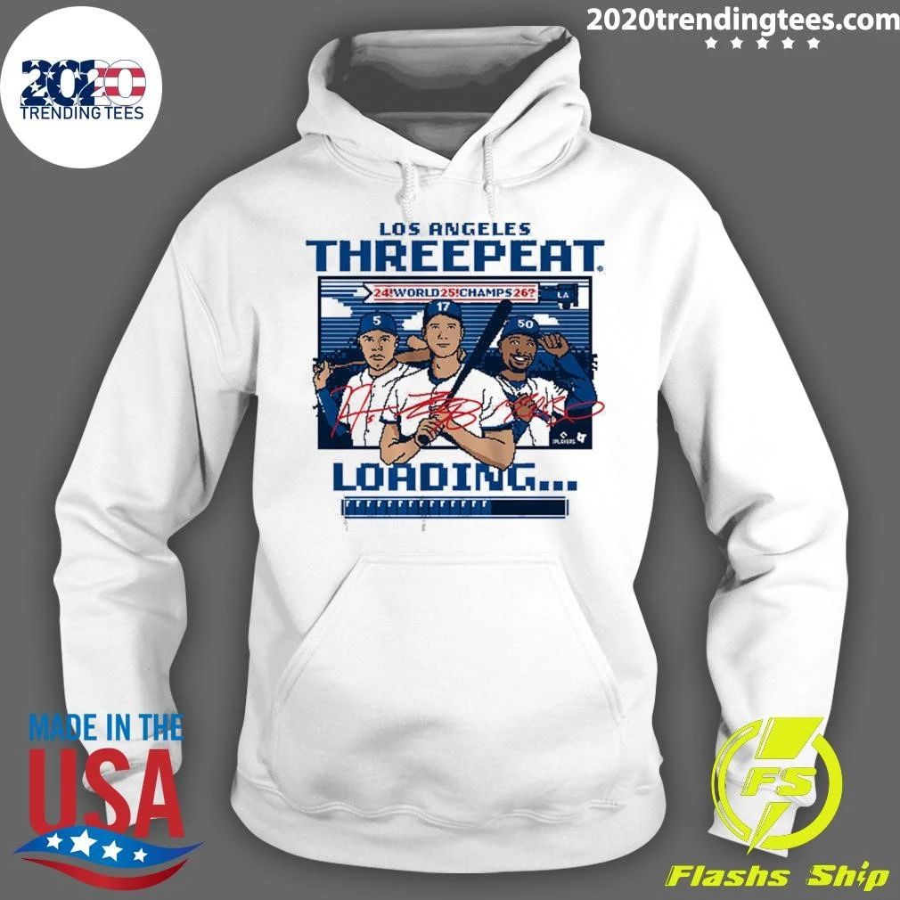 Los Angeles Baseball Threepeat Loading Shirt