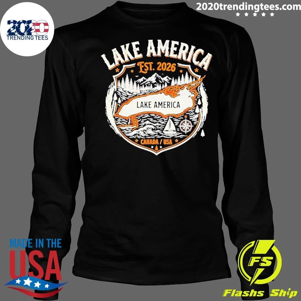 Lake America Ontario Usa Canada Great Lakes Lake Ontario Shirt