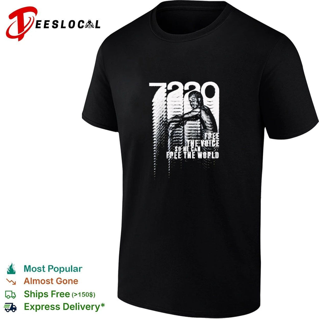 7220 Free the Voice so He Can Free the World T-shirt