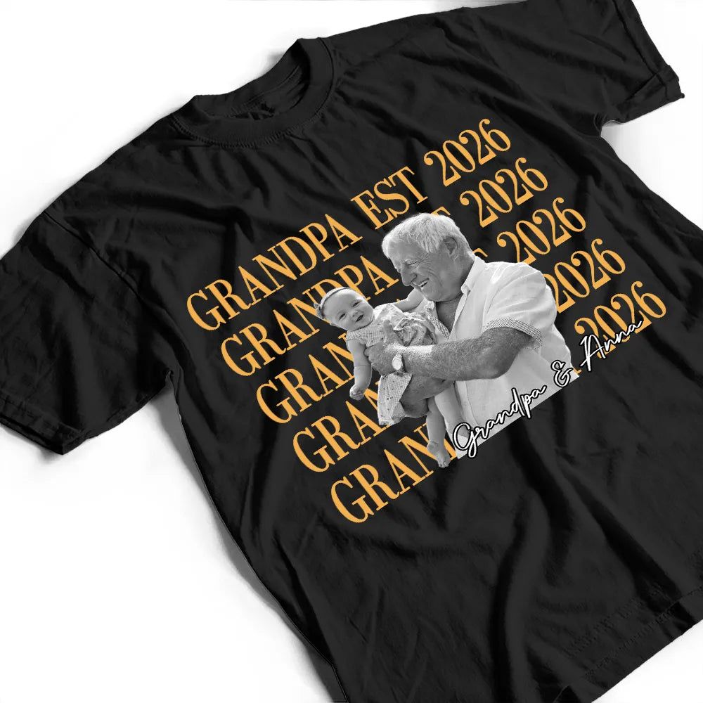 Dad EST - Personalized T Shirt