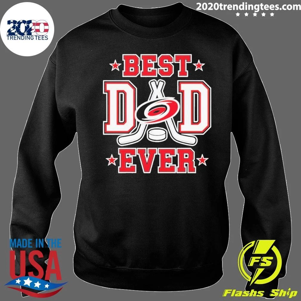 Carolina Hurricanes Hockey Best Dad Ever 2026 Shirt