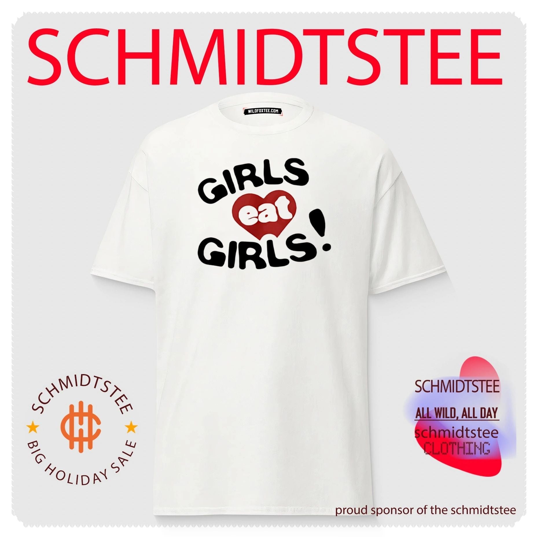 Girls eat girls heart shirt