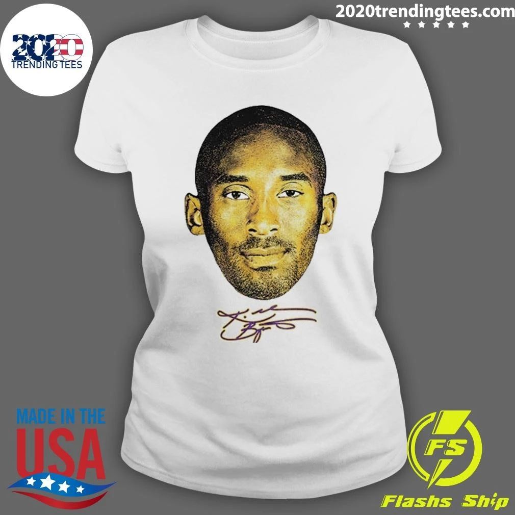 Kobe Bryant Los Angeles Lakers Legend Face Signature Shirt