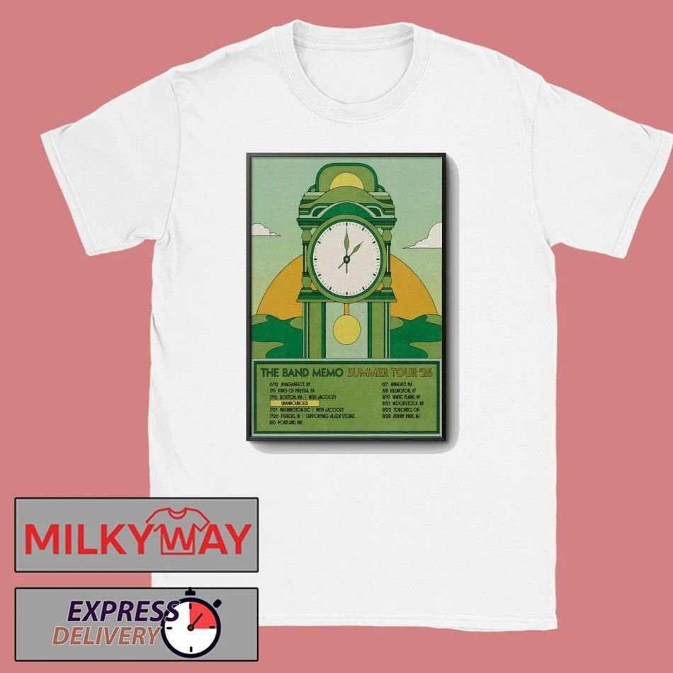The Band Memo Summer Tour 26 Poster shirt