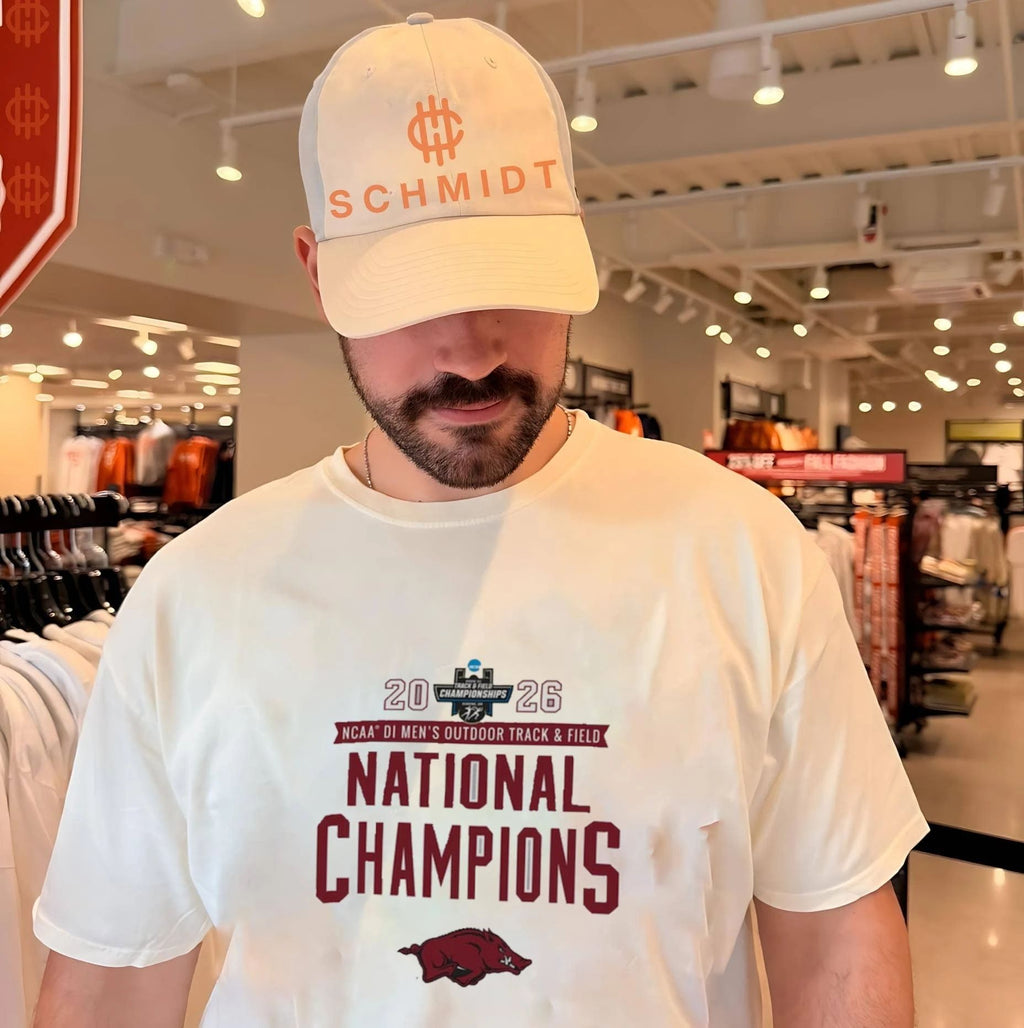 Arkansas Razorbacks 2026 NCAA Men’s Outdoor Track & Field National Champions shirt