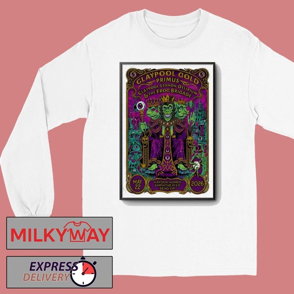 Primus In Bend OR On May 22 2026 Tour Poster shirt
