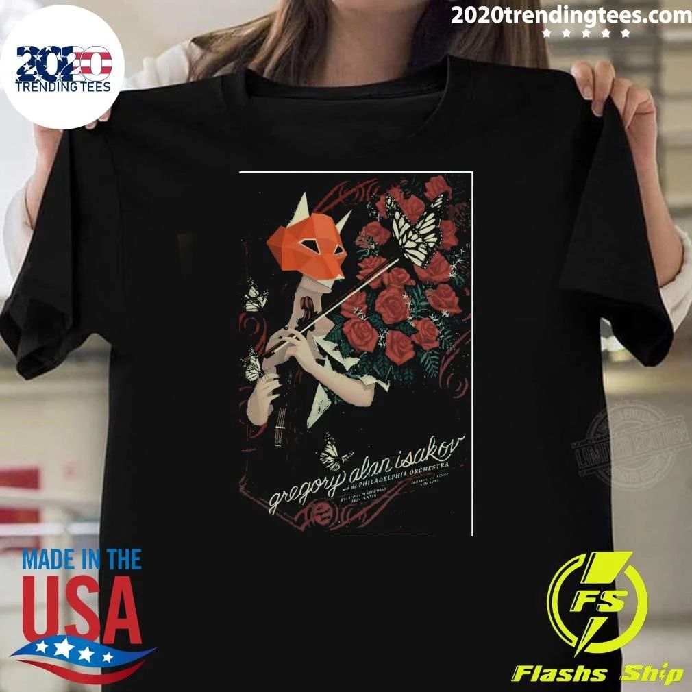 Gregory Alan Isakov August 22 2026 Saratoga Performing Arts Center Shirt