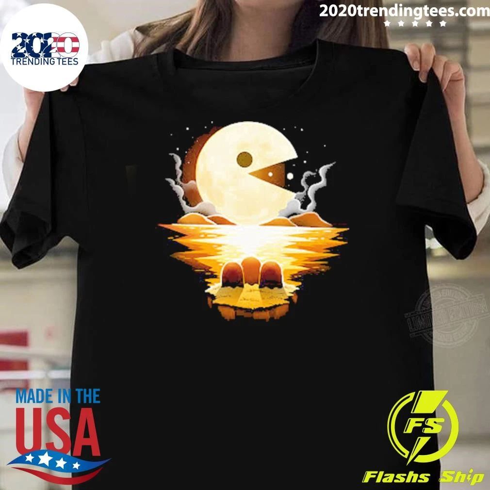 Pac-Man Gamer Moon Shirt