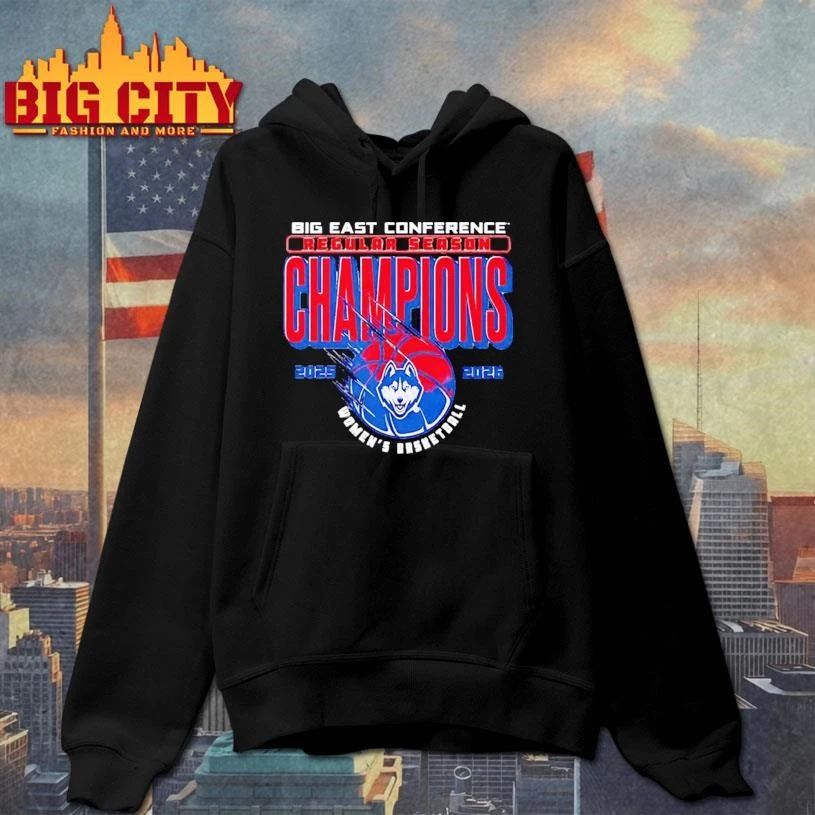 UConn Women’s Basketball Big East Regular Season Champions 2025-26 Shirt