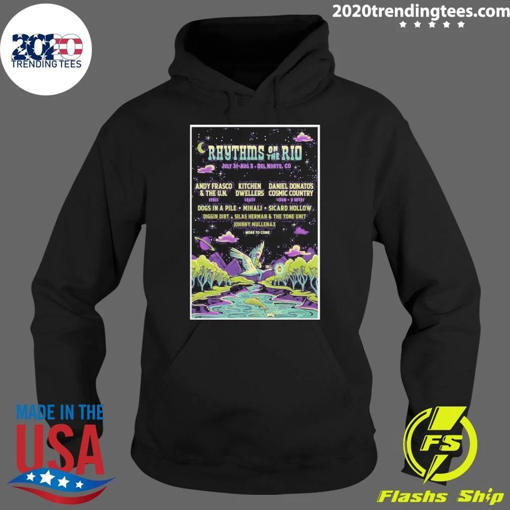 Del Norte Colorado July 30 2026 Rhythms On The Rio Shirt