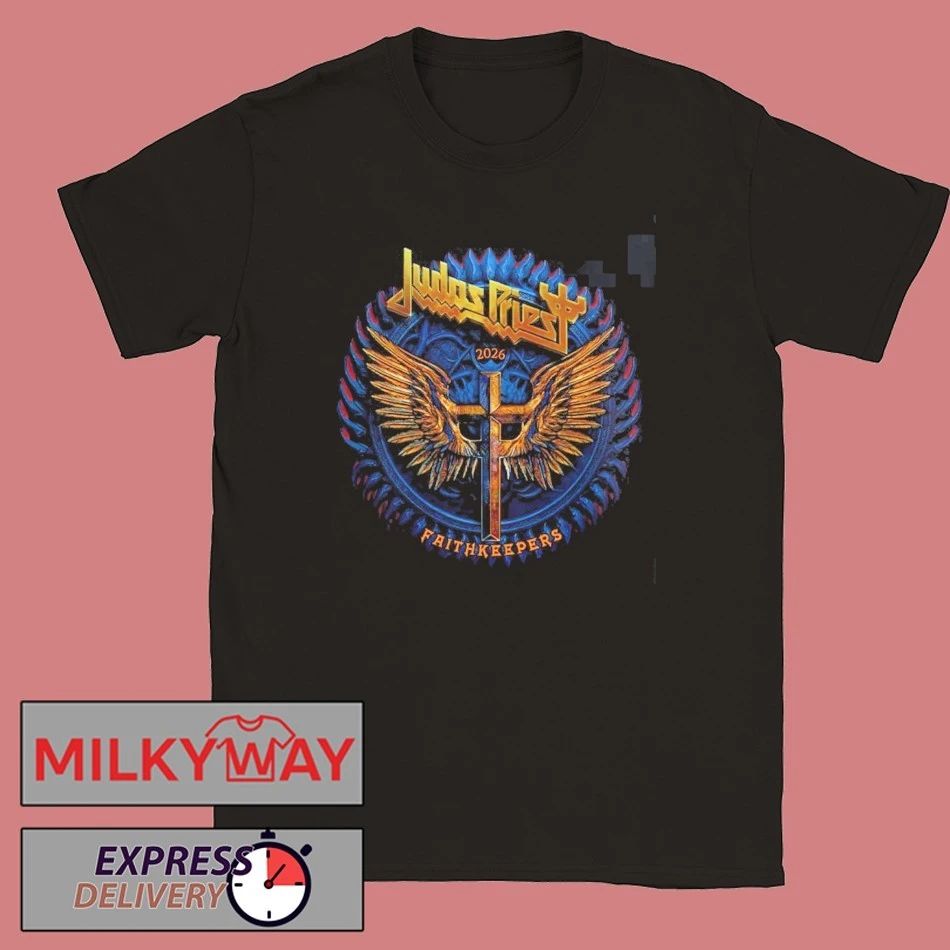 Judas Priest Faithkeepers 2026 Tour Italy Schedule Dates Two Sided T-Shirt