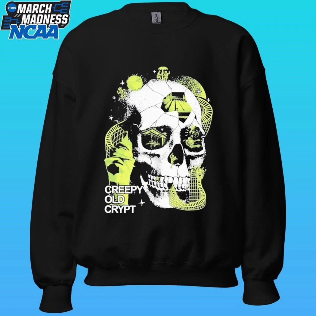 Creepy Old Crypt Deconstructed Skull Shirt