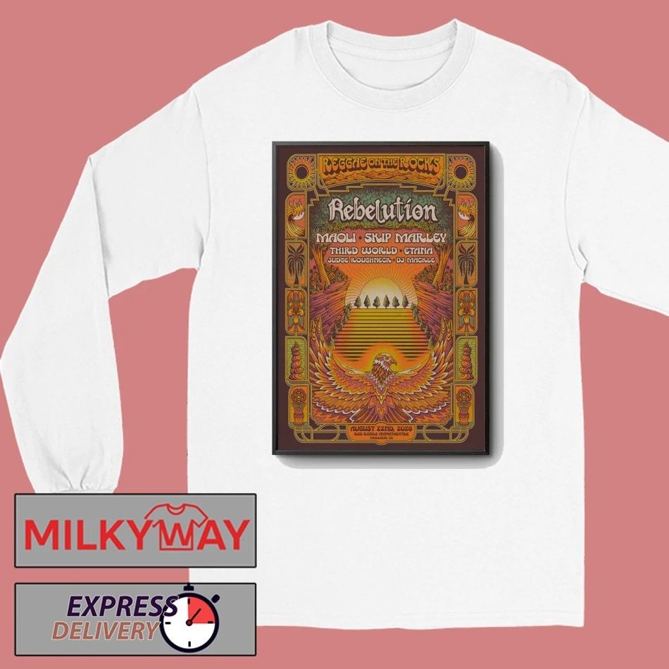 Rebelution Red Rocks in Morrison CO 8 22 2026 Poster shirt