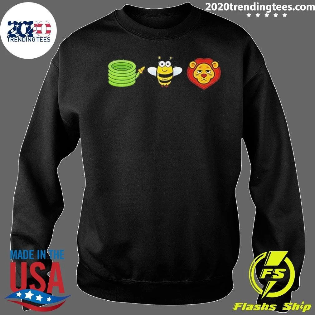 Bee And Lion Emoji Hose Shirt