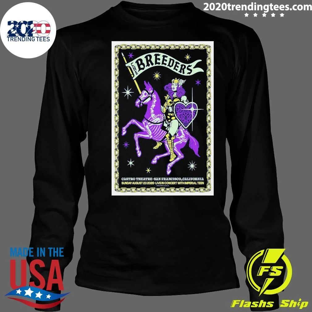 The Breeders August 23 2026 Castro Theatre San Francisco Shirt