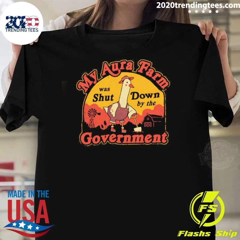 Goose My Aura Farm was Shut Down by the Government Retro Shirt