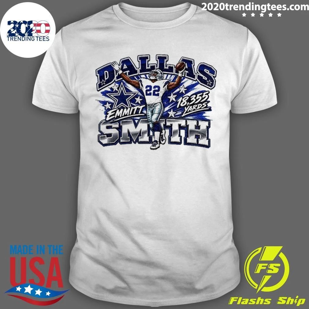 Emmitt Smith Dallas Legacy Cheer 18 355 Yards Shirt
