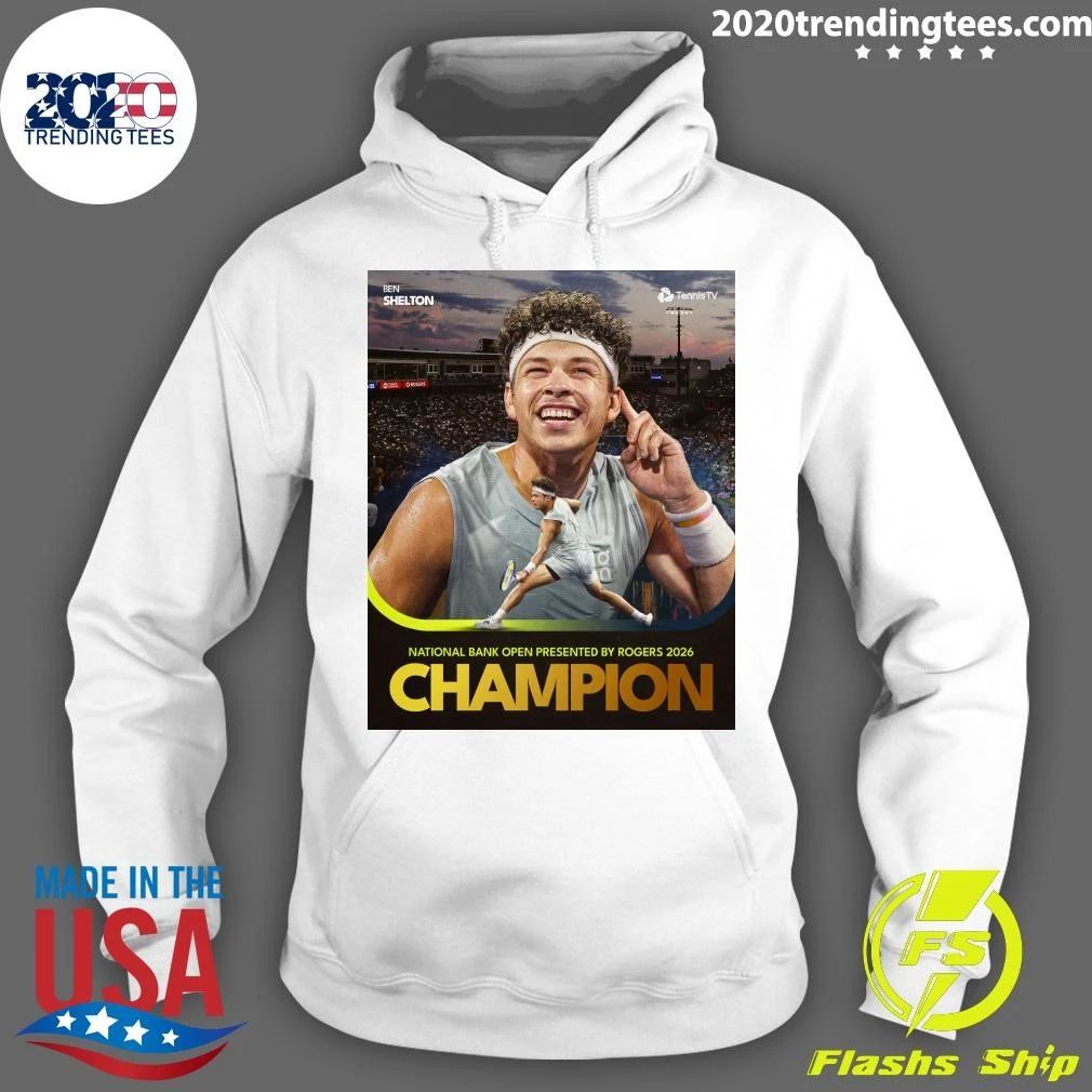 National Bank Open Presented By Rogers 2026 Champion Ben Shelton Shirt