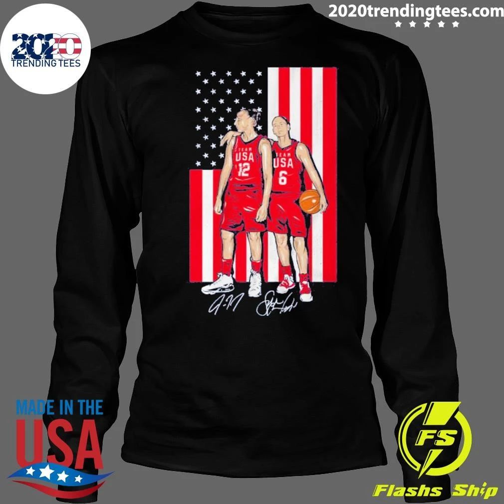 Team USA Sue Bird and Diana Taurasi Signature Shirt