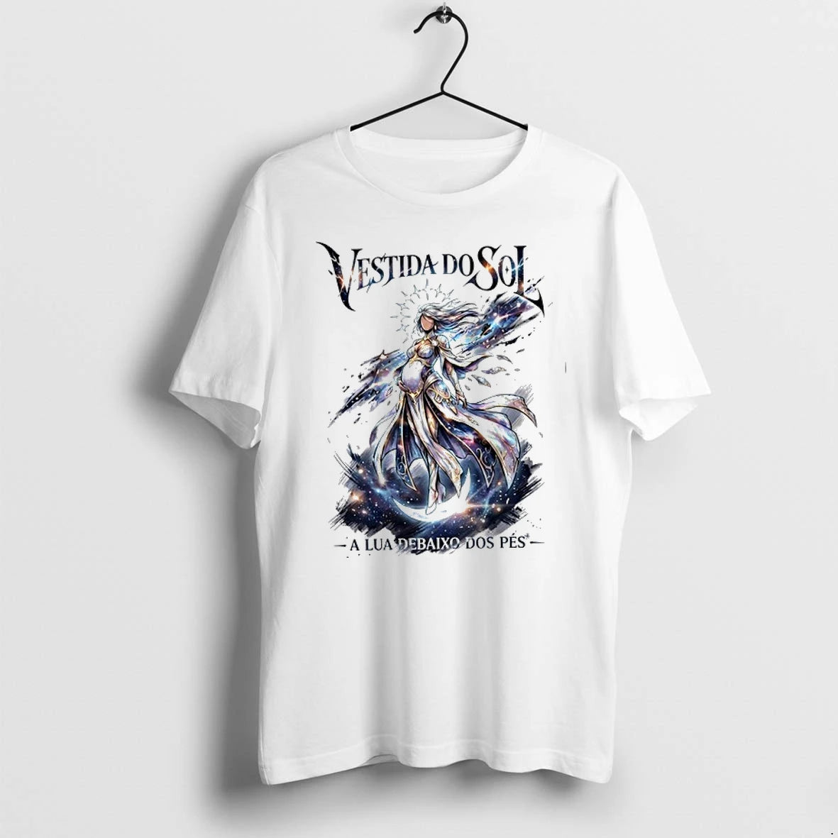 Vestida Do Sol A Lua Debaixo Dos Pes 0 Tshirts Sweater