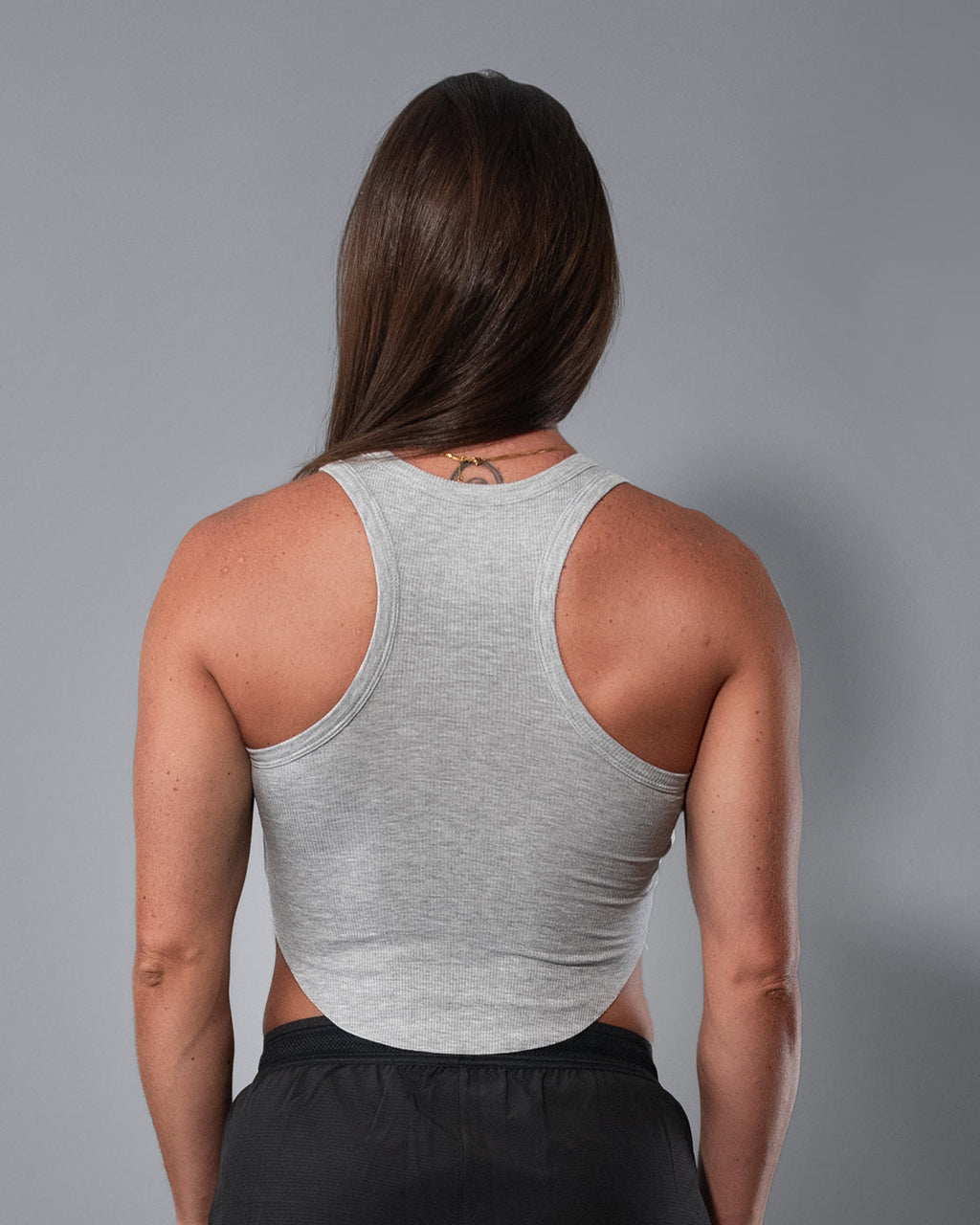 Essential Crop Top - Gray