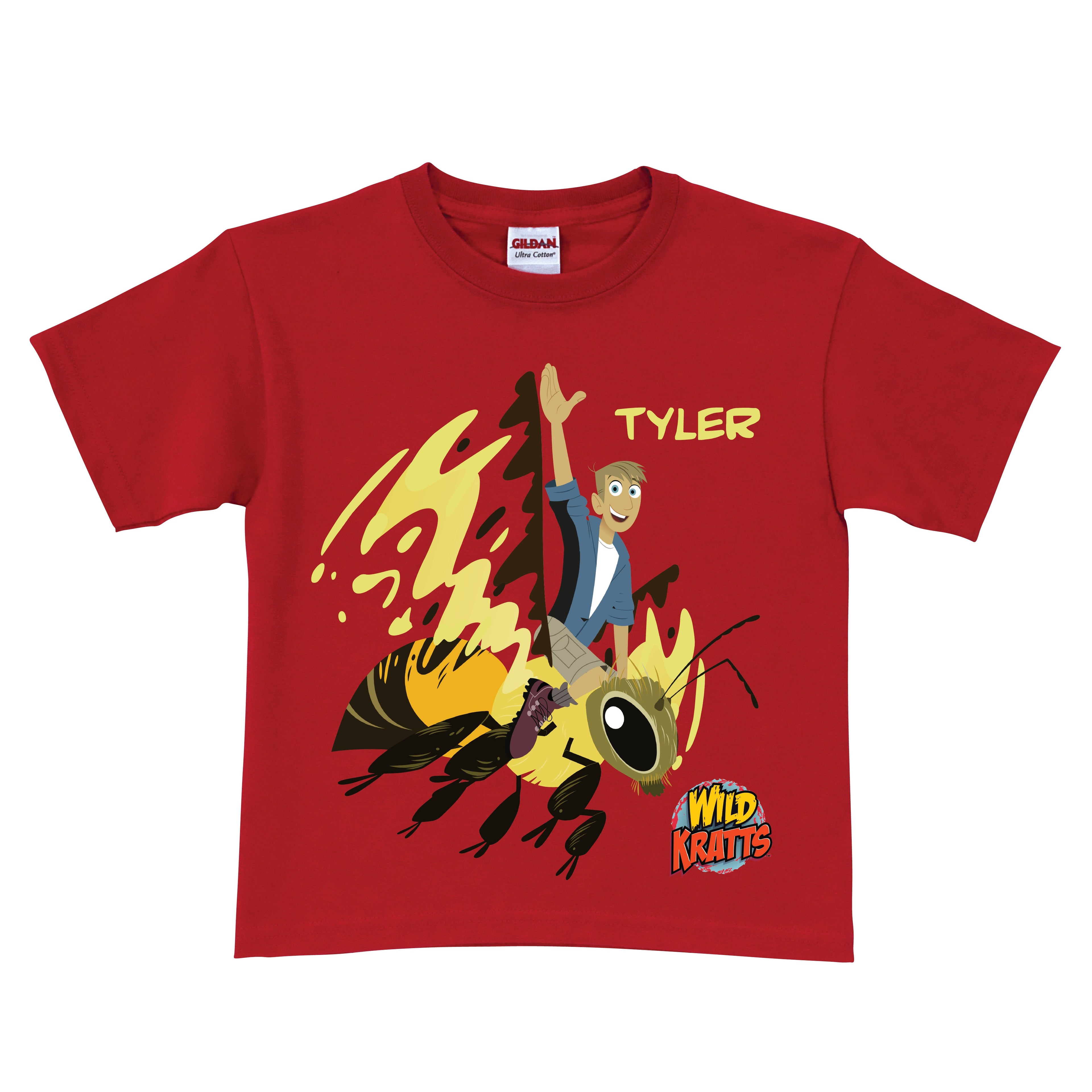 Wild Kratts Martin's Wasp Ride Red T-Shirt