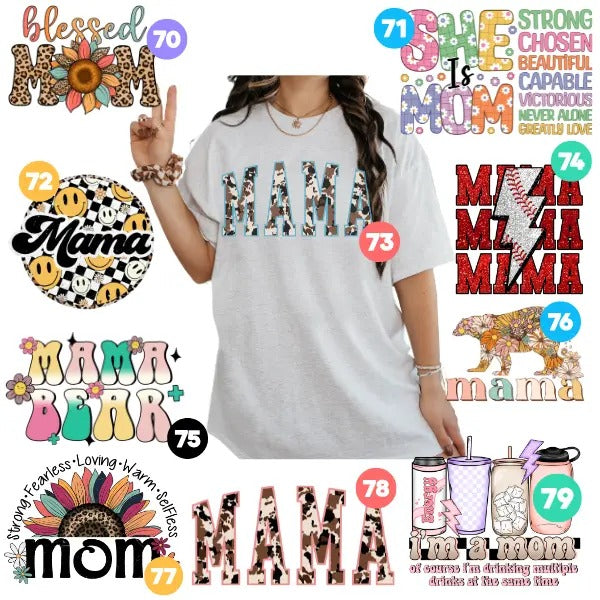 women Mom Designed Grey T-shirts Chose your Graphic Unisex fit plus size options tees cute Hoodie Sweatshirt