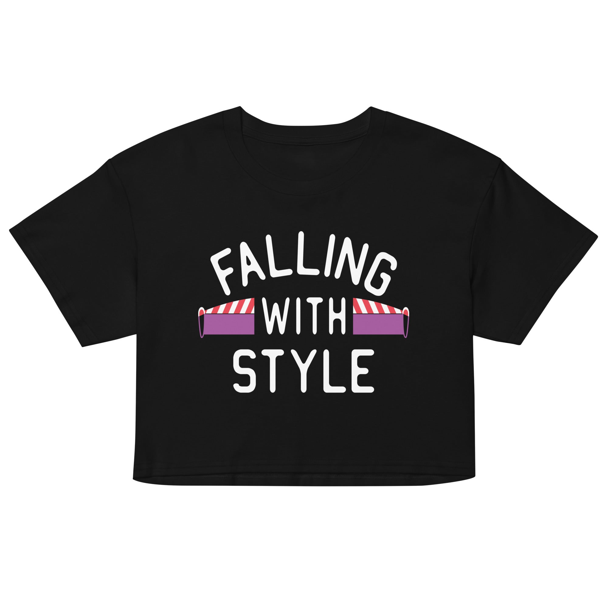 Falling With Style Women's Crop Tee