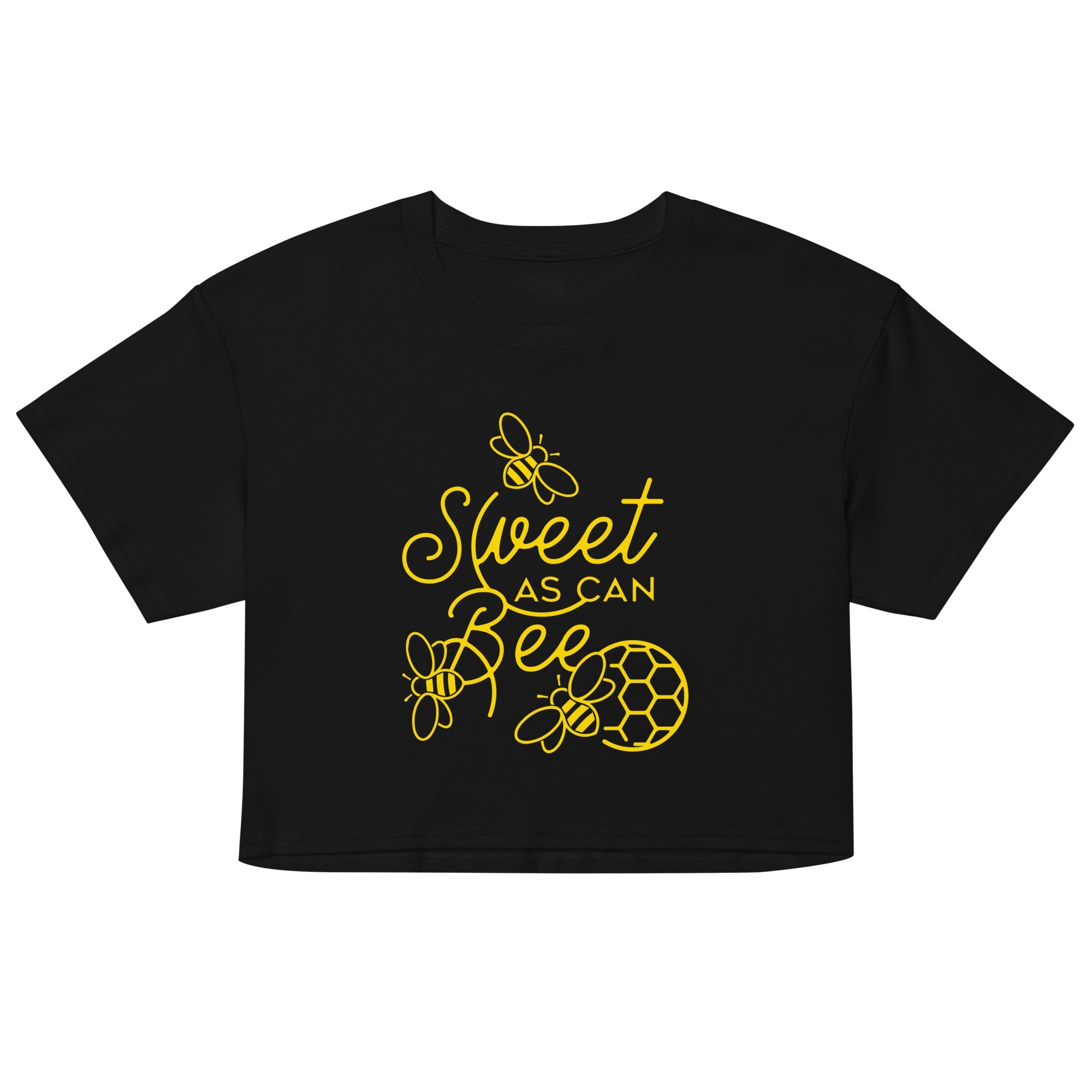 Sweet As Can Bee Women's Crop Tee