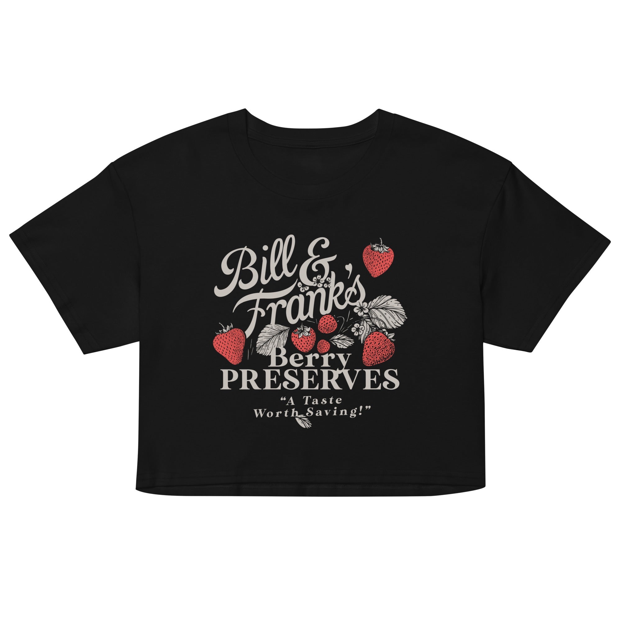 Bill And Frank's Berry Preserves Women's Crop Tee