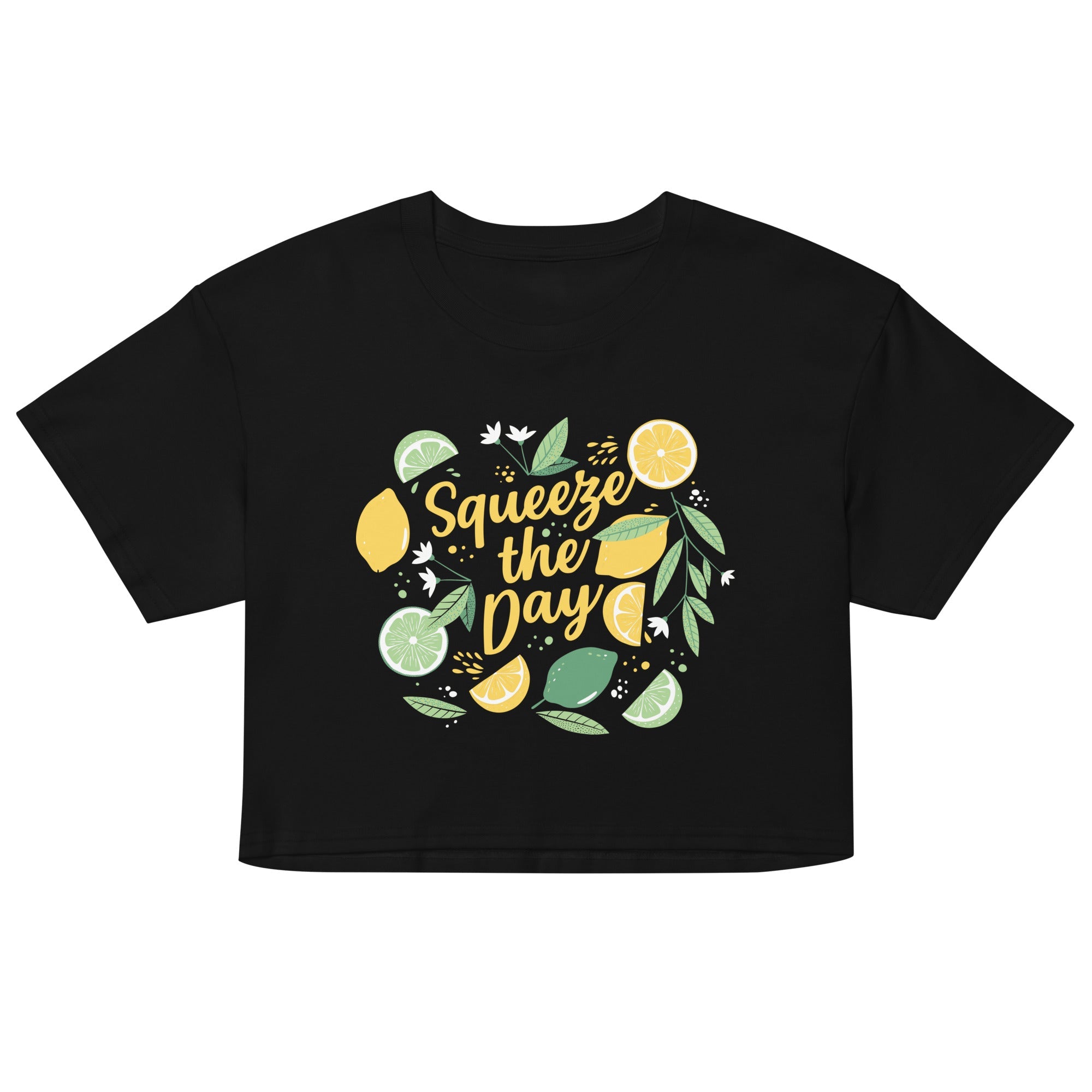 Squeeze The Day Women's Crop Tee