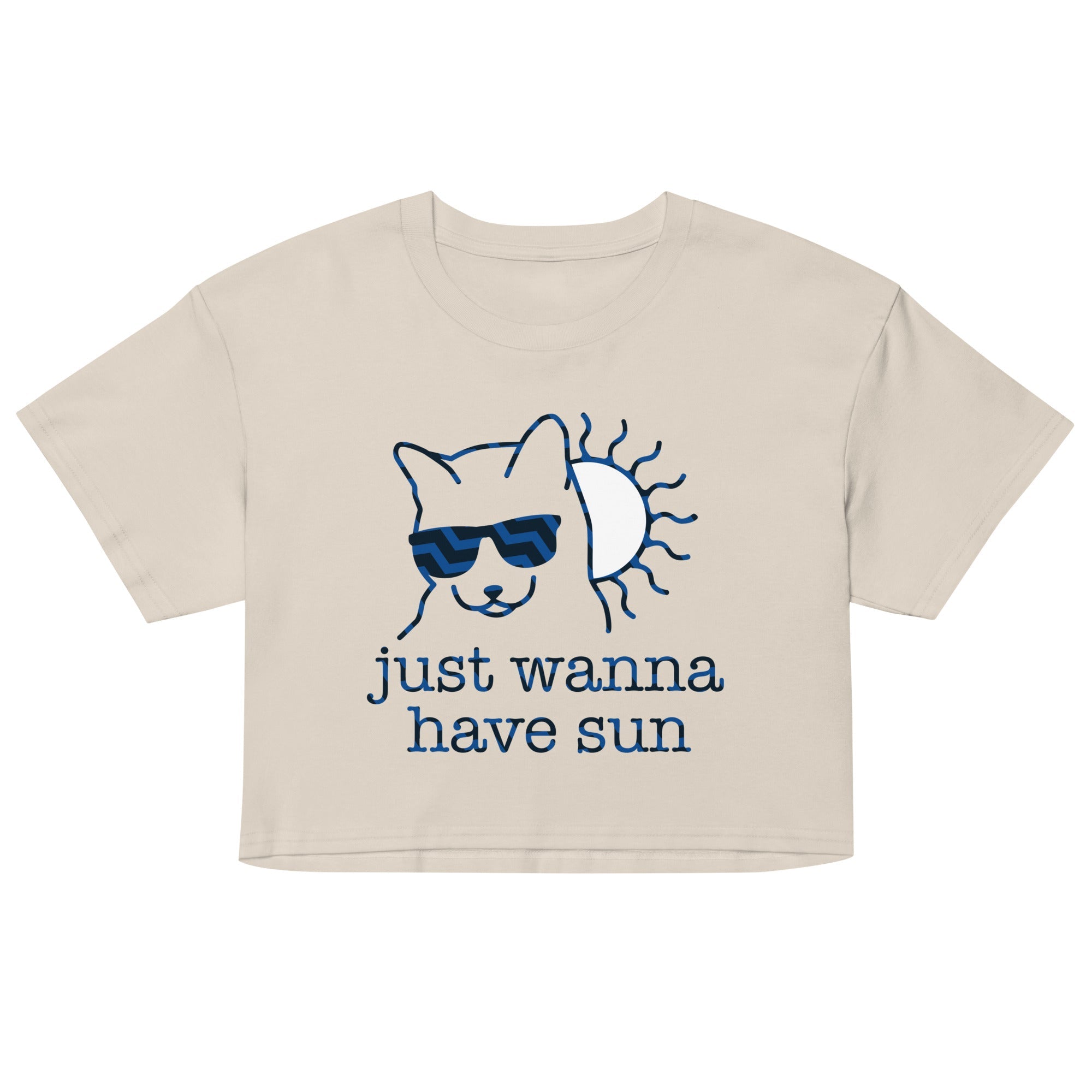 Just Wanna Have Sun Women's Crop Tee