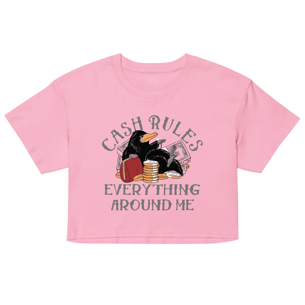 Cash Rules Everything Around Me Women's Crop Tee