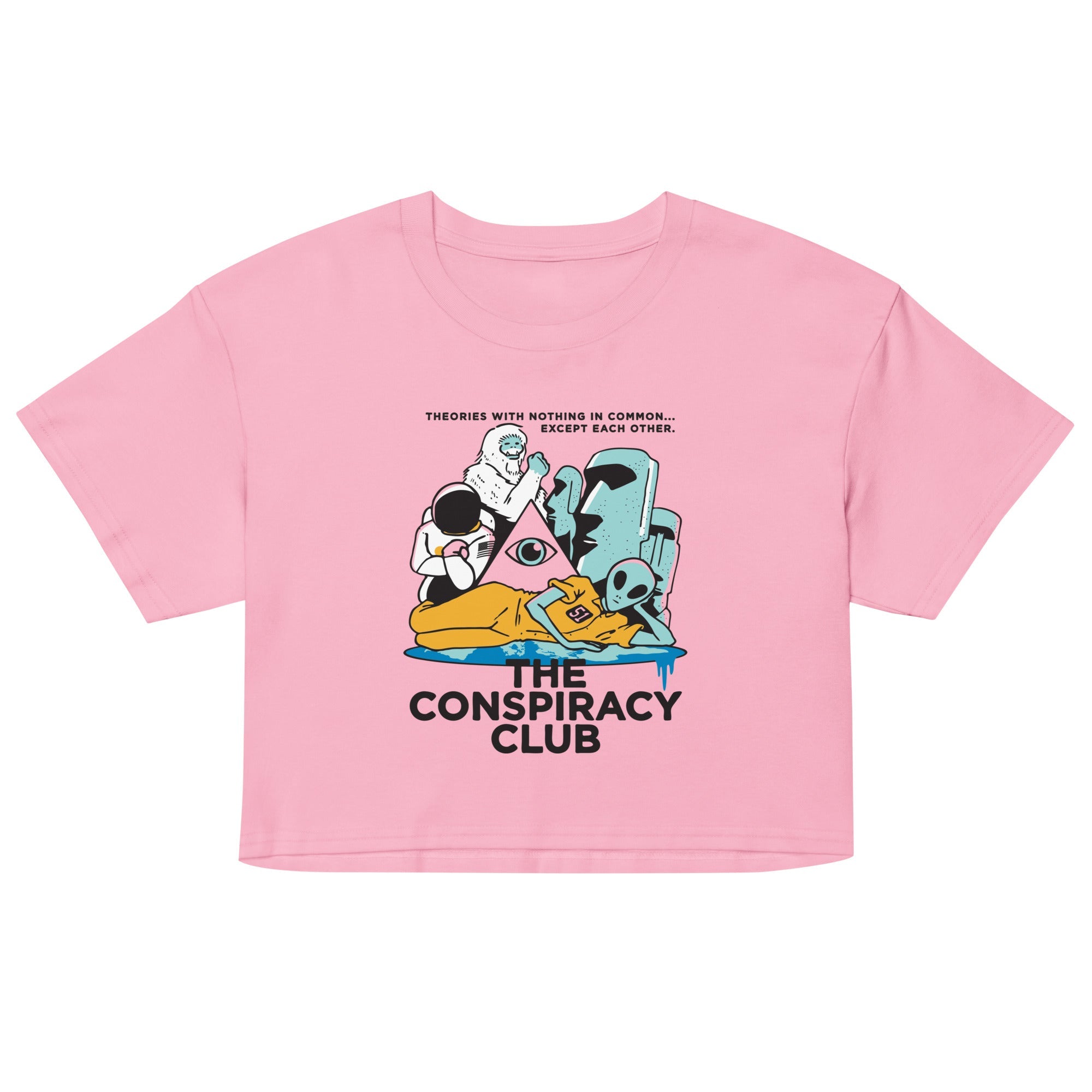 The Conspiracy Club Women's Crop Tee